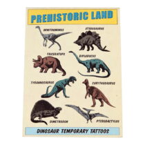 Sada 2 listov s dočasným tetovaním Rex London Prehistoric Land (Kreatívne hračky)