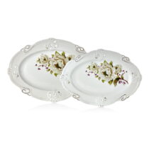Sada 2 porcelánových tanierov Franz Johann (Servírovacie taniere)