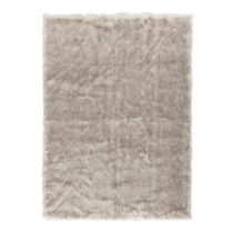 Hnedý koberec z umelej kožušiny Mint Rugs Soft, 170 × 120 cm (Kože a kožušiny)