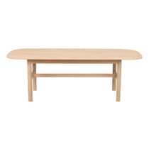 Konferenčný stolík z dubového dreva v prírodnej farbe 135x62 cm Hammond - Rowico (Konferenčné stolík...
