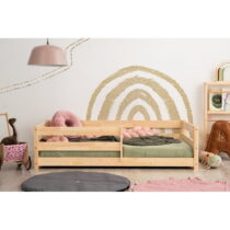 Detská posteľ z borovicového dreva v prírodnej farbe 90x160 cm Mila CPD – Adeko (Detské postele)