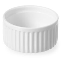 Biela porcelánová zapekacia misa ramekin Hendi, ø 9 cm (Zapekacie misy)