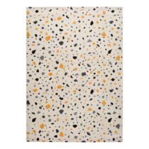 Biely koberec Universal Adra Punto, 133 x 190 cm (Koberce)