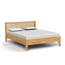 Dvojlôžková posteľ z dubového dreva 200x200 cm Odys - The Beds (Dvojlôžkové manželské postele)