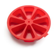 Červená silikónová deliaca forma na tortu Lékué, ⌀ 26,5 cm (Nádoby a formy na pečenie)