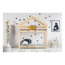 Domčeková palanda z borovicového dreva Adeko Mila DMP, 90 x 160 cm (Detské postele)