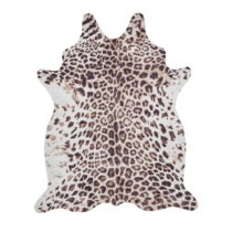 Hnedo-béžový koberec 195x155 cm Faux Leopard - Think Rugs (Kože a kožušiny)
