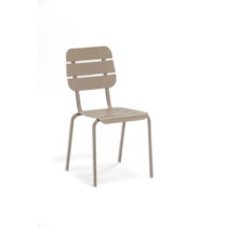 Hnedobéžové kovové záhradné stoličky v súprave 4 ks Alicante – Ezeis (Záhradné stoličky)