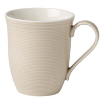 Bielo-béžový porcelánový hrnček Like by Villeroy & Boch Group, 0,35 l (Hrnčeky)