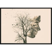 Plagát DecoKing Girl Silhouette Tree, 100 x 70 cm (Plagáty)