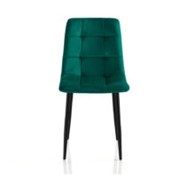Zelené zamatové jedálenské stoličky v súprave 2 ks Faffy – Tomasucci (Jedálenské stoličky)