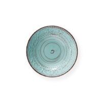 Tyrkysový tanier z kameniny na polievku Brandani Serendipity, ⌀ 20 cm (Taniere)