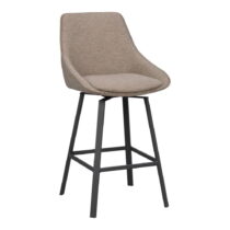 Béžové barové stoličky v súprave 2 ks (výška sedadla 65 cm) Alison – Rowico (Barové stoličky)