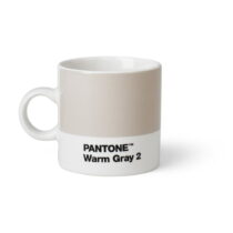 Svetlosivý keramický hrnček na espresso 120 ml Espresso Warm Gray 2 – Pantone (Hrnčeky)