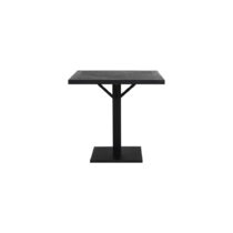 Čierny jedálenský stôl 80x80 cm Chisa – Light & Living (Jedálenské stoly)