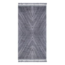 Sivý umývateľný koberec 180x120 cm - Vitaus (Koberce)