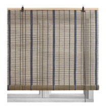 Modro-hnedá bambusová roleta 160x180 cm Natural Life - Casa Selección (Rolety)