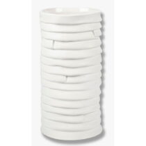 Biela porcelánová ručne vyrobená váza Ribbon – Mette Ditmer Denmark (Vázy)