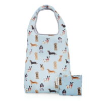 Nákupná taška Cooksmart® Curious Dogs, 25,5 x 46 cm (Nákupné tašky)